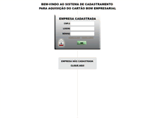 Tablet Screenshot of empresarial.cmtsp.com.br
